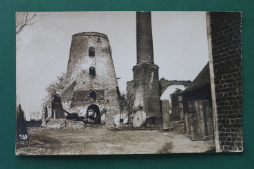 Postcard Photo PC Paschendale Passchendaele Passendale 1914-1918 destroyed mill Belgium Belgie